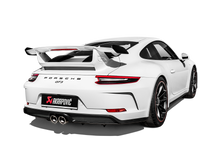 Load image into Gallery viewer, Akrapovic Titanium Slip-On Race Line Exhaust w/ Tips &amp; Carbon Fiber Diffuser - Porsche 911 GT3 (991.2) 2018-2019