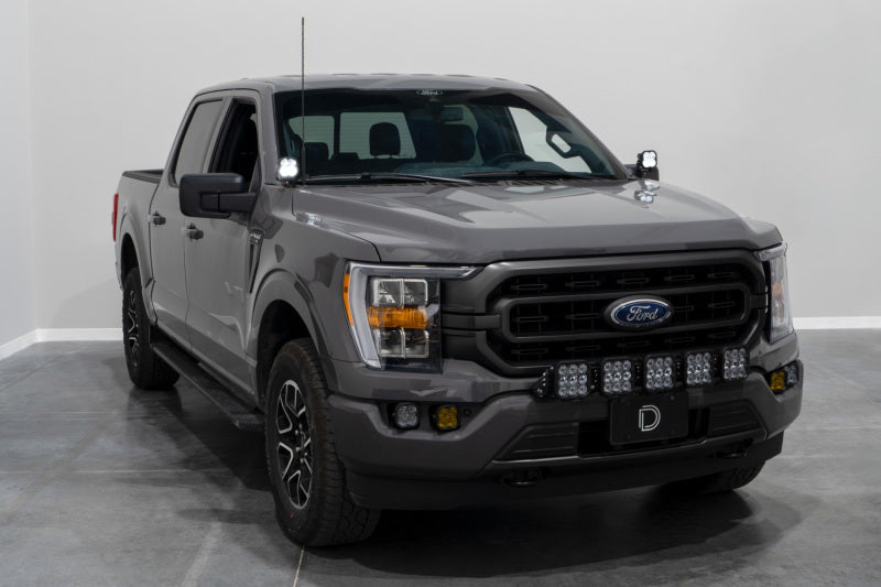 Diode Dynamics Stage Series C2 2.0 Pro White Combo Backlit Ditch Light Kit - Ford F-150 2021-2026 / Expedition 2018-2024