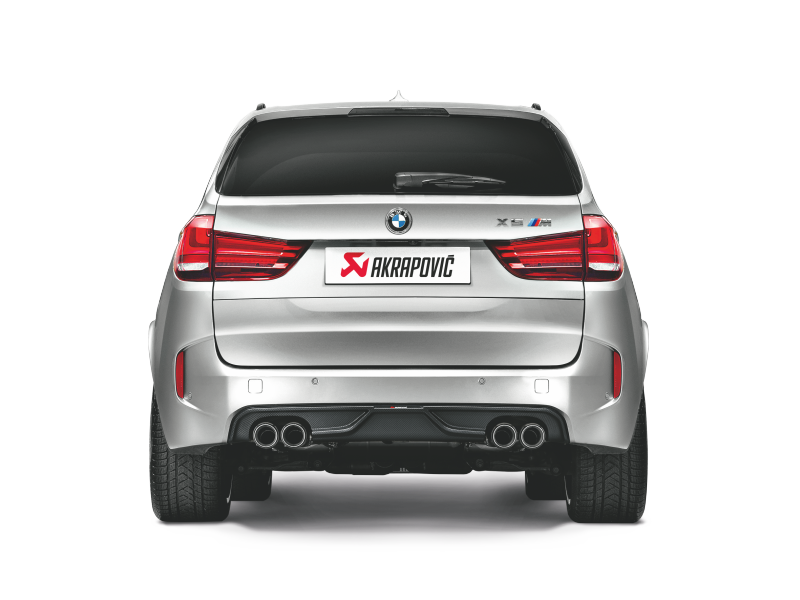 Akrapovic Rear Matte Carbon Fiber Diffuser - BMW X5M (F85) 2015-2018 / X6M (F86) 2015-2019