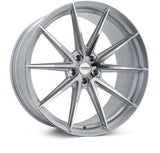 Vossen HFX-2 Hybrid Forged X Deep Silver Polished Wheel - 5x130 22x10.5 +20