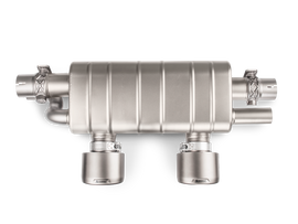 Akrapovic Titanium Slip-On Line Exhaust w/ Titanium Tips - Porsche 911 Carrera S/4/4S/GTS (991.2) 2017-2019