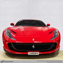 Load image into Gallery viewer, Carbonio No-Drill Front License Plate Mount - Ferrari 812 (Incl. Competizione) 2017-2024