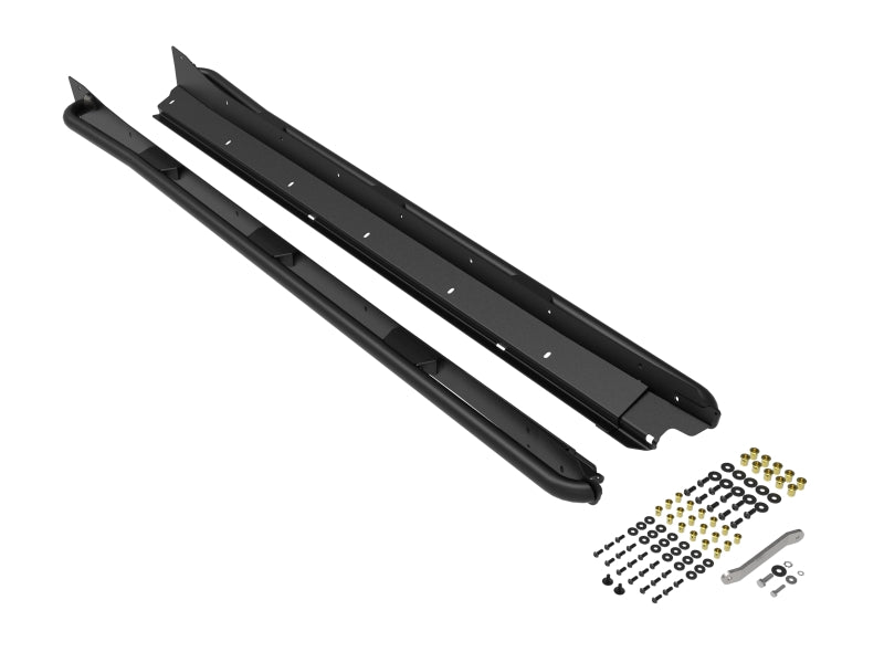 aFe POWER Black Terra Guard Off-Road Sliders - Subaru Crosstrek 2018-2023