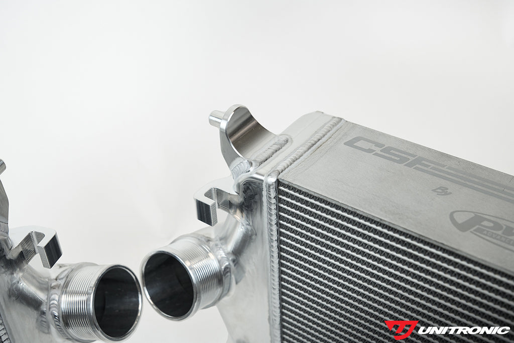 CSF Raw Aluminum Intercooler Upgrade - Audi SQ7/SQ8 (4M) 2020-2025