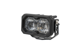 Diode Dynamics C2 2.0 Pro White SAE Fog/Wide Standard [Amber Backlight; Single] - Universal