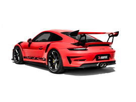 Akrapovic Titanium Slip-On Line Exhaust w/ Titanium Tail Pipe Set - Porsche GT3 RS (991.2) 2019