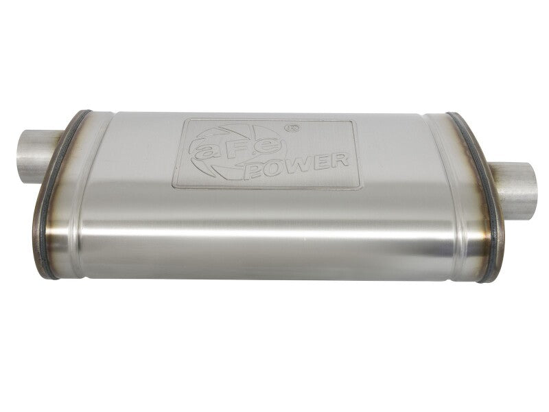 aFe MACH Force-Xp 304 Stainless Steel Oval Body Muffler - Universal