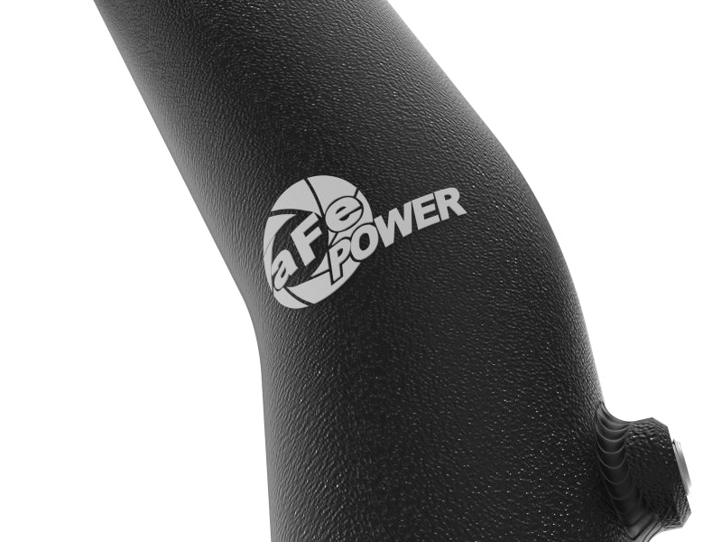 aFe BladeRunner 2.25in to 2.50in Aluminum Hot Charge Pipe - Black for 19-22 Hyundai Veloster N L4 2.0L