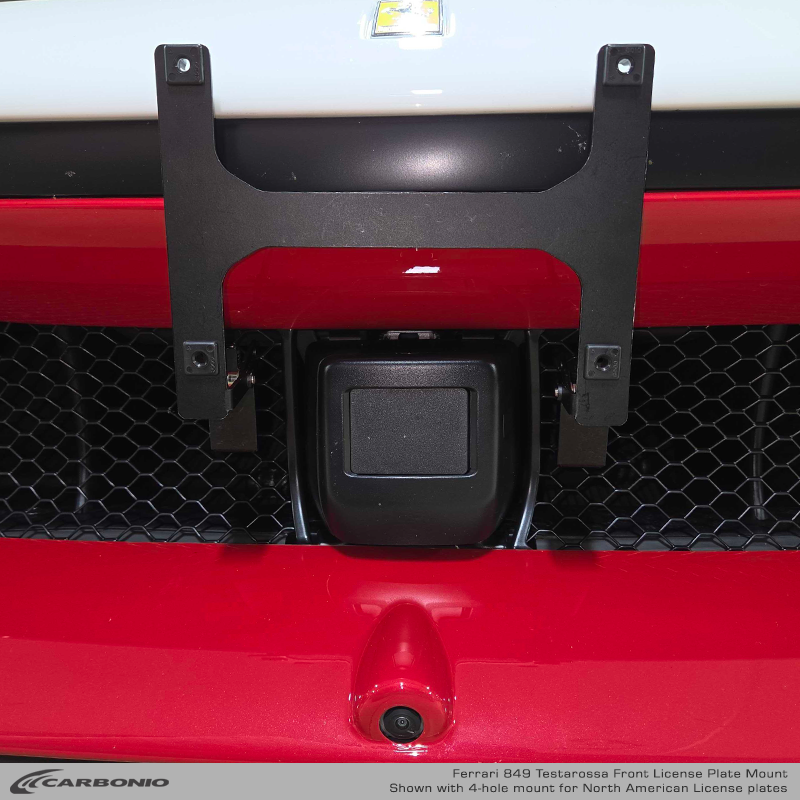 Carbonio No-Drill Front License Plate Mount - Ferrari Testarossa 2027+