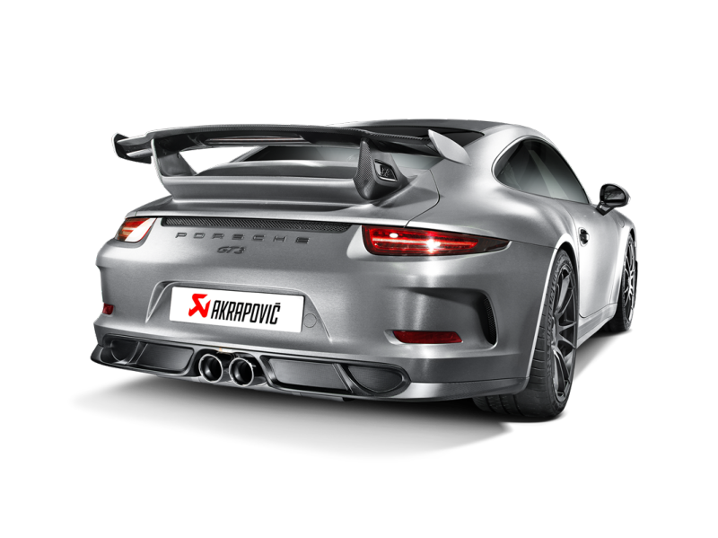 Akrapovic Rear Matte Carbon Fiber Diffuser - Porsche 911 GT3 (991.1) 2014-2016