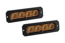 Load image into Gallery viewer, Diode Dynamics SS6 Yellow Flood Sport Flush Mount LED Light Bar (Pair)