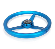 Load image into Gallery viewer, NRG Aluminum Steering Wheel 330mm - Heritage Solid Spoke - Ergonomic Grip - Anadized Blue