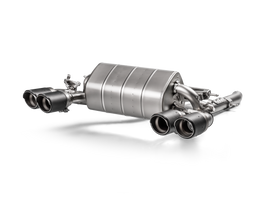 Akrapovic Titanium Slip-On Line Exhaust w/ Carbon Fiber Tips - BMW M2 Competition 2019-2021 / M2 CS 2020-2021 (F87N)