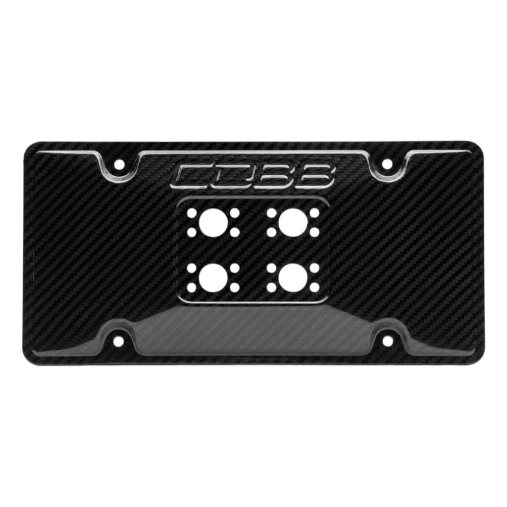 COBB Redline Carbon Fiber License Plate Relocation Mount - Subaru WRX / STi 2008-2014