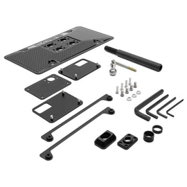 COBB Redline Carbon Fiber License Plate Relocation Mount - Subaru WRX / STi 2008-2014