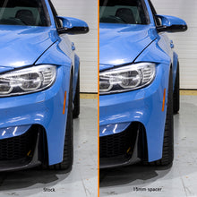 Load image into Gallery viewer, Mishimoto Black 20mm Wheel Spacers [5x120 - 72.6 - M14] - BMW Fitments