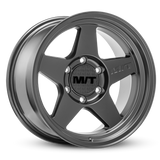 Mickey Thompson Open 5 Black Wheel - 17X9 6X120 BP 5in BS 0 Offset 67mm Bore