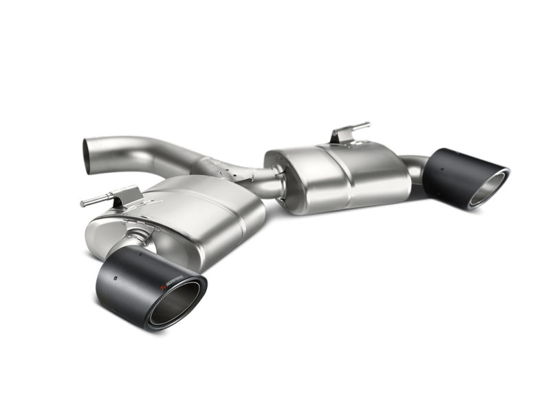 Akrapovic Titanium Slip-On Race Line Exhaust w/ Carbon Tips - Volkswagen Golf GTI (Mk7) 2015-2017