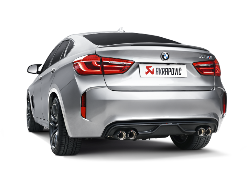 Akrapovic Titanium Evolution Line Cat Back Exhaust w/ Carbon Tips - BMW X5M (F85) 2015-2018 / X6M (F86) 2015-2019