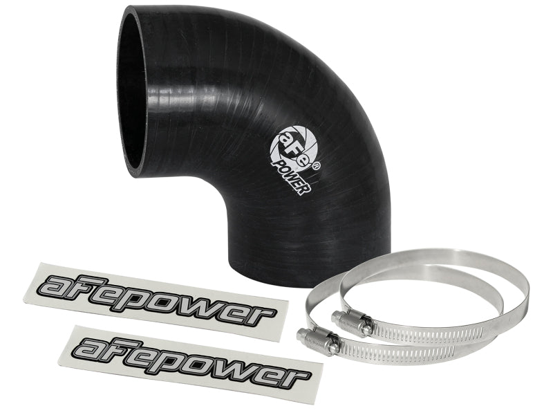 afe Magnum FORCE Intake Coupling Kit (3 IN ID x 90-Deg.) Black Elbow Coupler - Universal