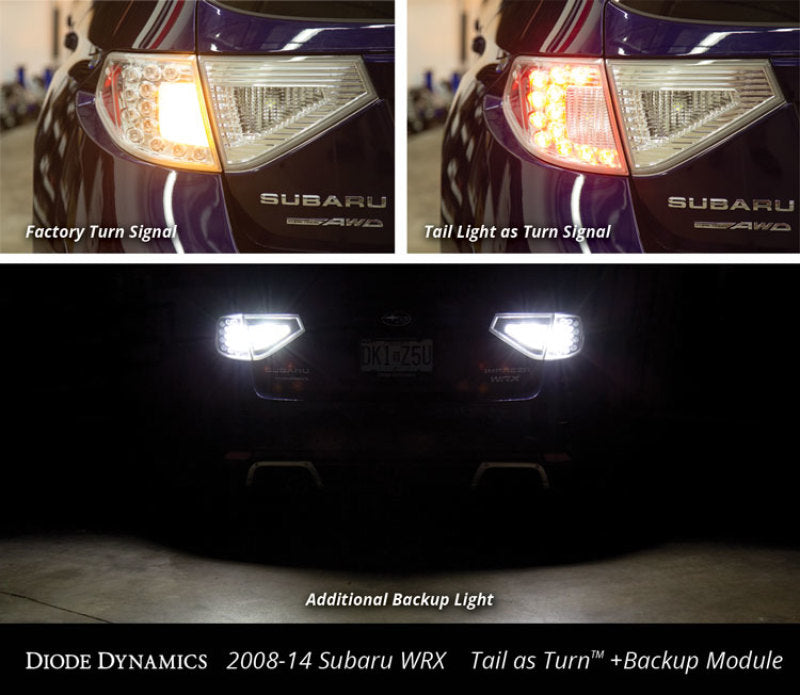 Diode Dynamics Tail as Turn + Backup Module (USDM) - Subaru WRX/STi Hatchback 2008-2014