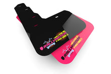 Load image into Gallery viewer, Rally Armor Pink Mudflaps w/ BCE Logo - Tesla Model Y 2020-2026