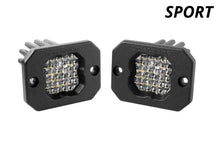 Load image into Gallery viewer, Diode Dynamics SSC1 White Flood Sport Flush Mount RBL LED Pod (Pair) - Universal Fitment