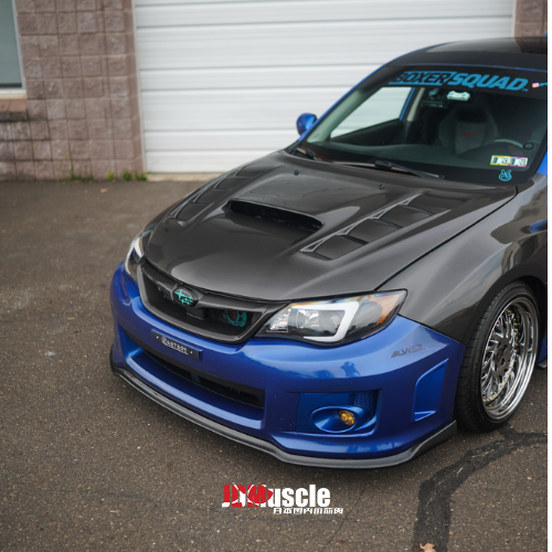 JDMuscle CS2 Style Front Carbon Fiber Lip - Subaru WRX / STi 2011-2014