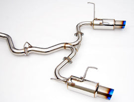 Invidia N1 Twin Outlet Single Layer Tip Titanium Cat-Back Exhaust - Subaru WRX / STi 2015-2021