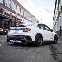 Load image into Gallery viewer, JDMuscle Rear Diffuser V1 | Paint Matched / Gloss Black / Cherry Red - Subaru WRX 2022-2025