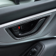Load image into Gallery viewer, JDMuscle P&amp;S Series Carbon Fiber Interior Door Handle Frame Covers 4 PC - Subaru WRX 2022-2025