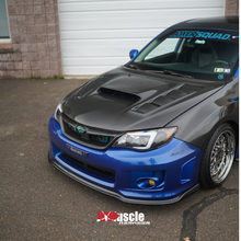 Load image into Gallery viewer, JDMuscle Carbon Fiber Hood V3 w/ Heat Extract - Subaru WRX / STi 2008-2014