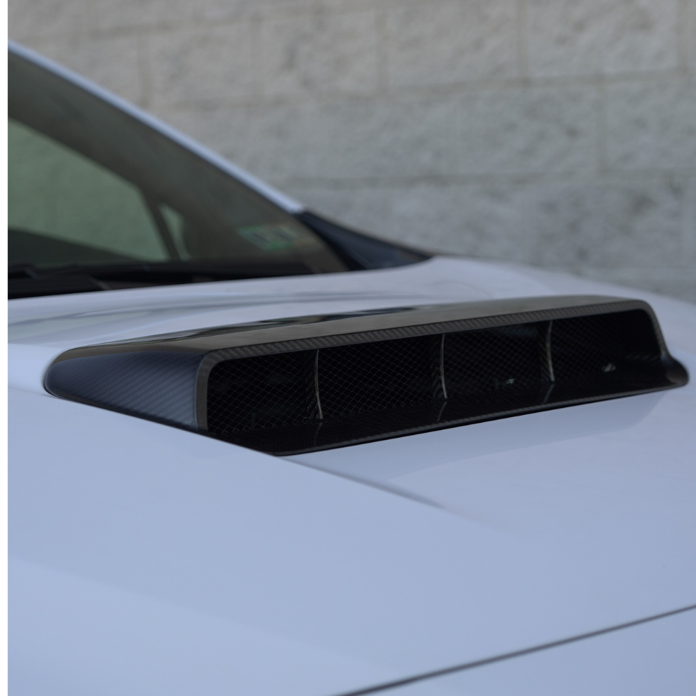 JDMuscle GC8 Style Version 2 Tanso Carbon Fiber Hood Scoop - Subaru WRX 2022-2025