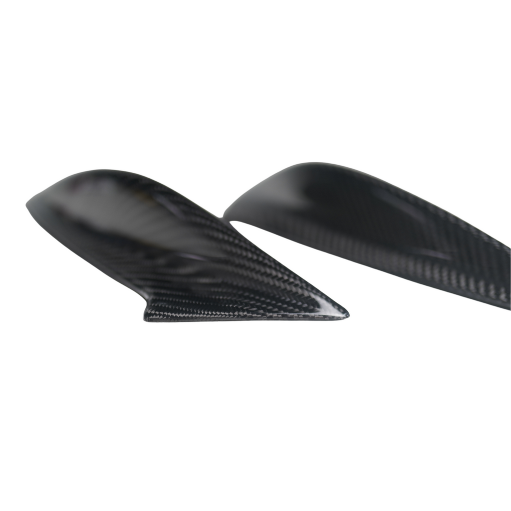 JDMuscle Carbon Fiber Spoiler Fin - Subaru STI OEM Spoiler 2015-2021