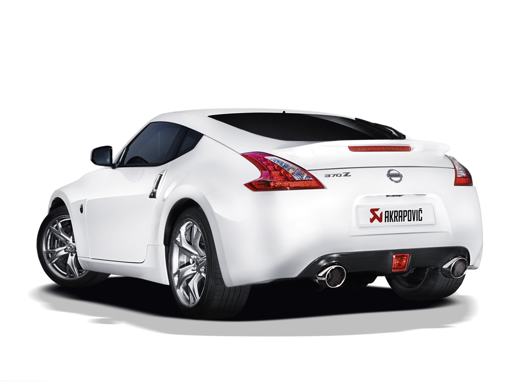 Akrapovic SS Slip-On Line w/ Carbon Tips - Nissan 370z 2009-2017