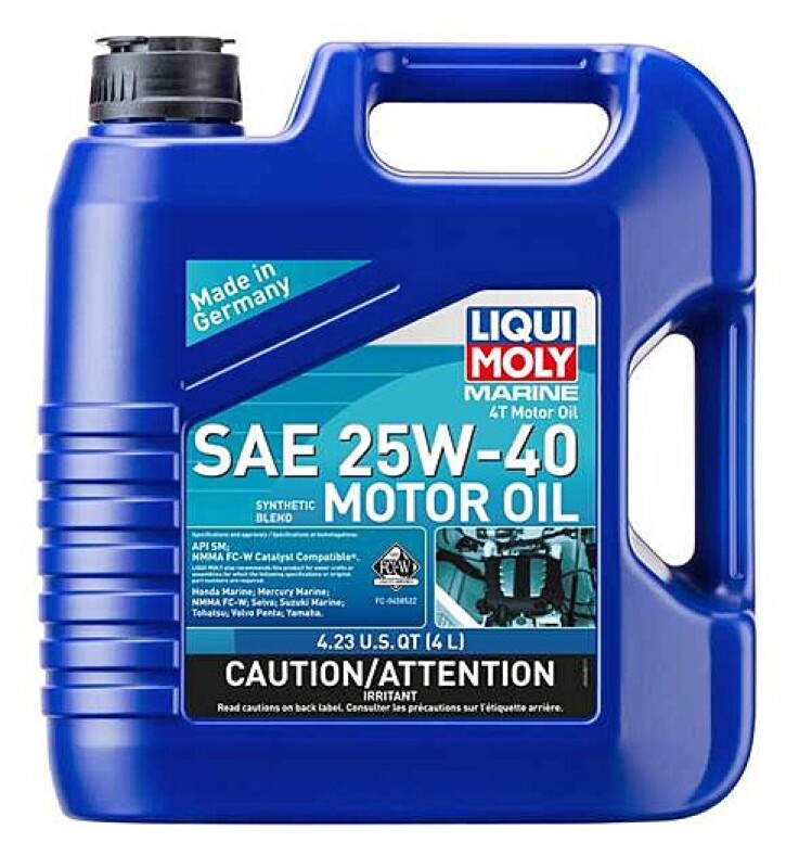 LIQUI MOLY 4L Marine 4T Motor Oil 25W40