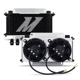 Mishimoto Universal Oil Cooler Kit - 19 Row Cooler and Dual 5in Fans