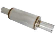 Load image into Gallery viewer, aFe ATLAS 3-1/2&quot; Aluminized Stainless Steel Round Body Muffler - Universal