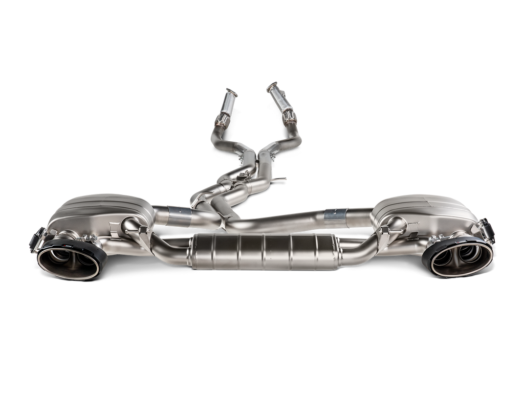 Akrapovic Titanium Evolution Line Cat Back Exhaust w/Link Pipes - Audi RS6 Avant (C8) 2021-2024