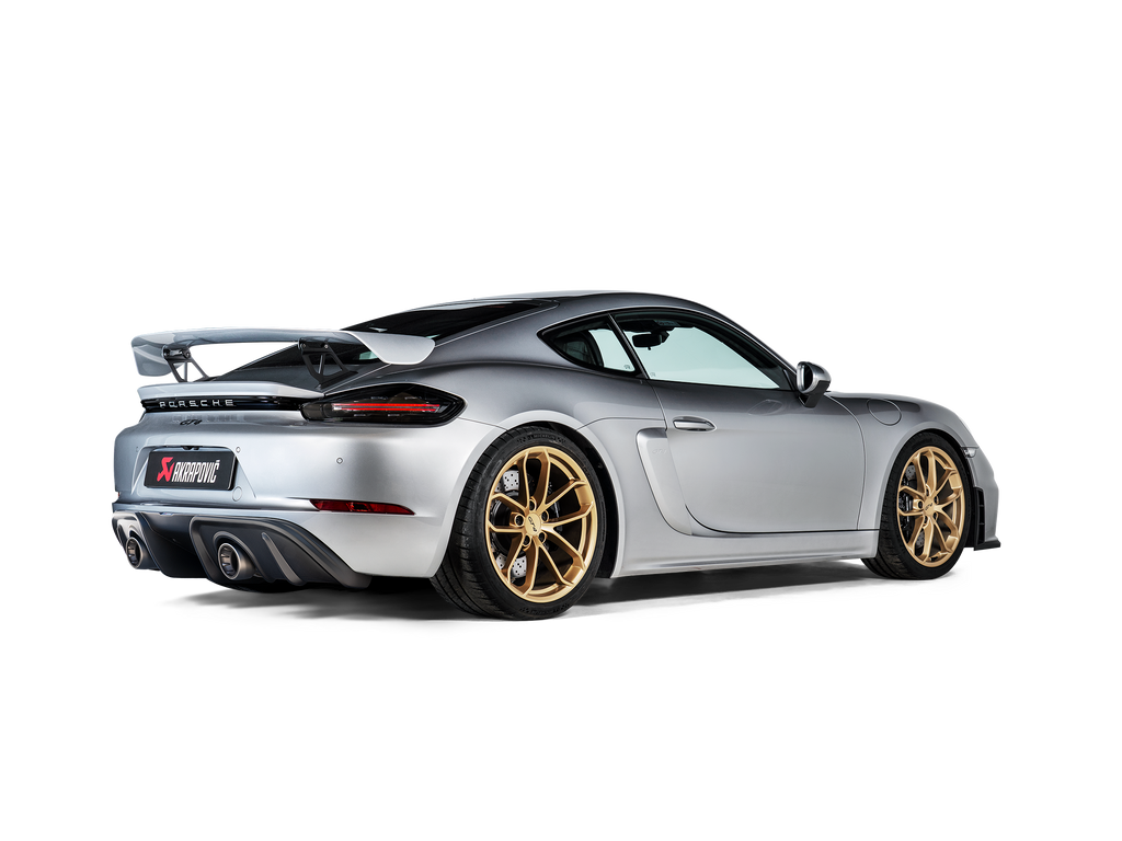 Akrapovic Matte Carbon Fiber Rear Diffuser - Porsche Cayman GT4 / Spyder (718) 2020-2023