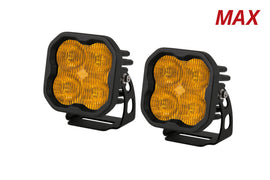Diode Dynamics SS3 SAE Yellow Driving Max ABL LED Pod (Pair) - Universal