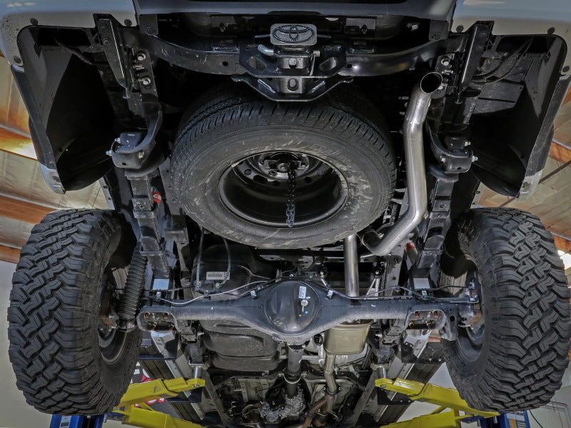 aFe MACH Force-Xp 2-1/2 IN 409 Stainless Steel Exhaust Tailpipe Upgrade - Toyota Tacoma w/ Exhaust System 49-46046