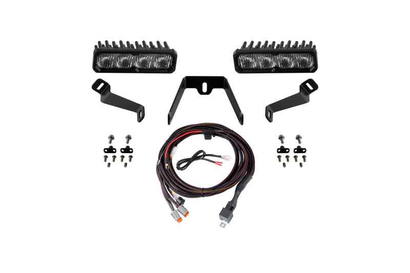 Diode Dynamics White SAE/DOT Fog/Wide Pro LED Lightbar Kit - Subaru WRX 2015-2017