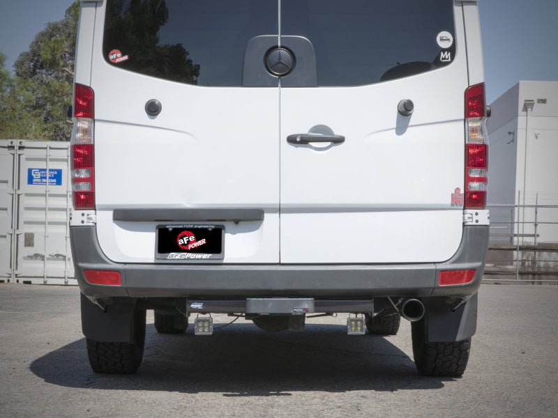 aFe Vulcan Series 3in 304SS DPF-Back Exhaust w/ Black Tips - Mercedes Sprinter 2500/3500 V6-3.0L 2010-2025
