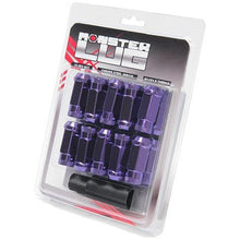 Load image into Gallery viewer, Wheel Mate Monster Open End Lug Nut Set of 20 - Purple 14x1.50