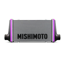Load image into Gallery viewer, Mishimoto Universal Carbon Fiber Intercooler - Gloss Tanks - 525mm Gold Core - S-Flow - BL V-Band
