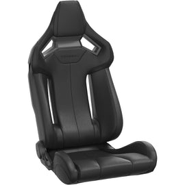 Corbeau FXR Black Vinyl Reclining Seat - Universal