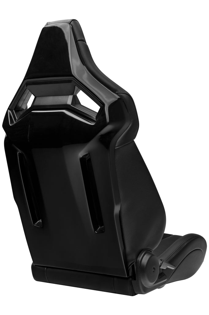 Corbeau FXR Black Vinyl Reclining Seat - Universal