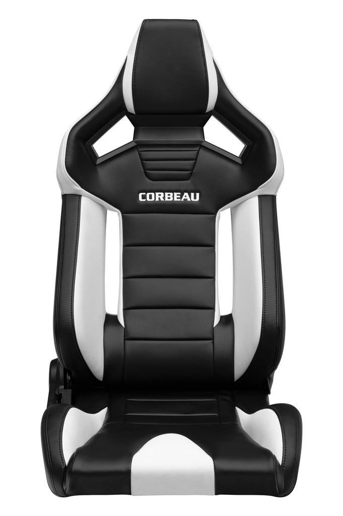 Corbeau FXR Black Vinyl Reclining Seat - Universal