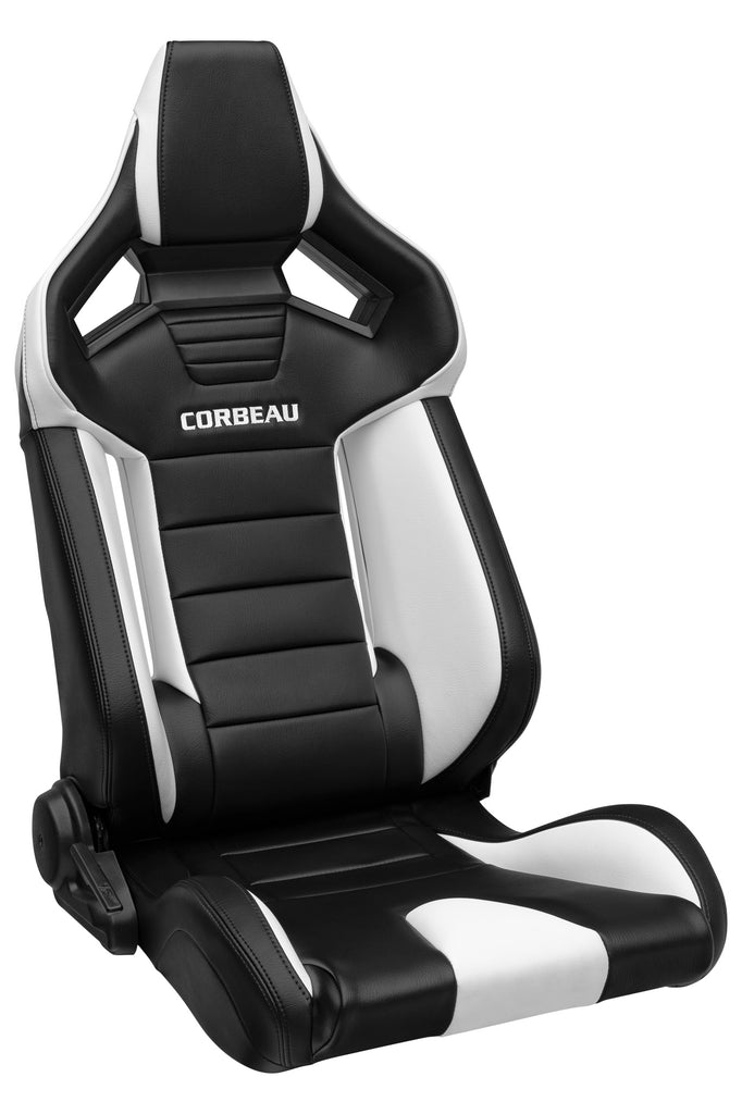 Corbeau FXR Black Vinyl Reclining Seat - Universal